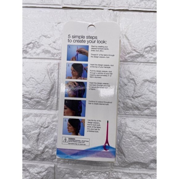 Scunci Design Weaving Mesh Fabric Through any Hair Styles 5 Piece Kit - Picture 2 of 5